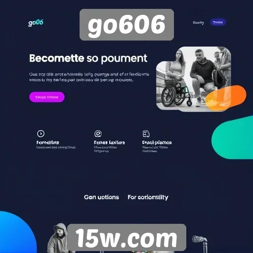 Acessibilidade e design do site go606 são destacados